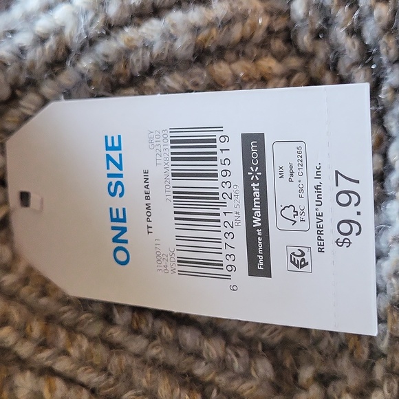 Time & True winter beanie.  One Size. NWT.        B2 - Picture 3 of 4